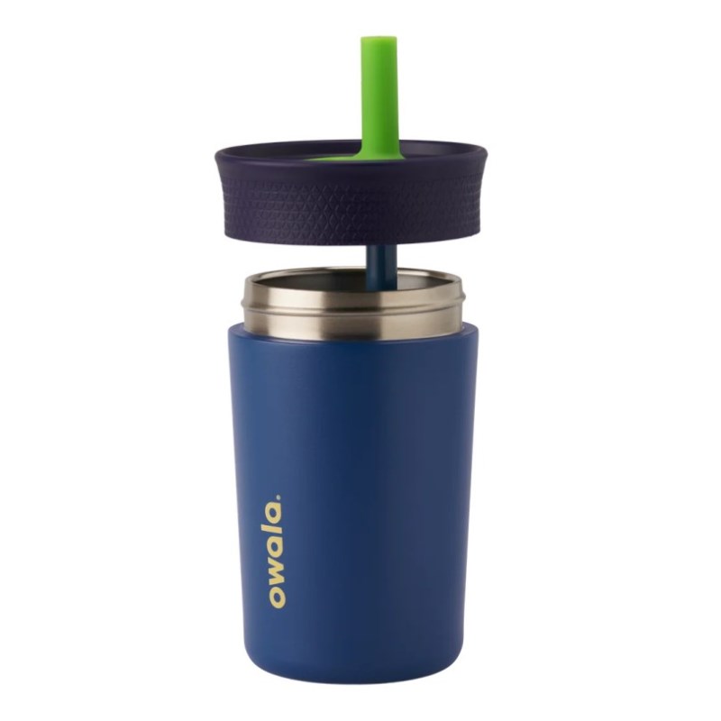 Owala 12oz Kids Tumbler Stainless Steel Waterfles Donkerblauw | CFS7349JB