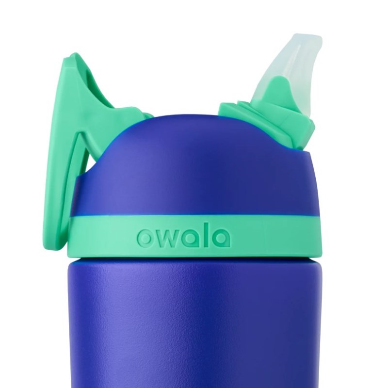 Owala 14oz Kids Stainless Steel Flip™ Waterfles Grijs Zwart | RZI1344TR