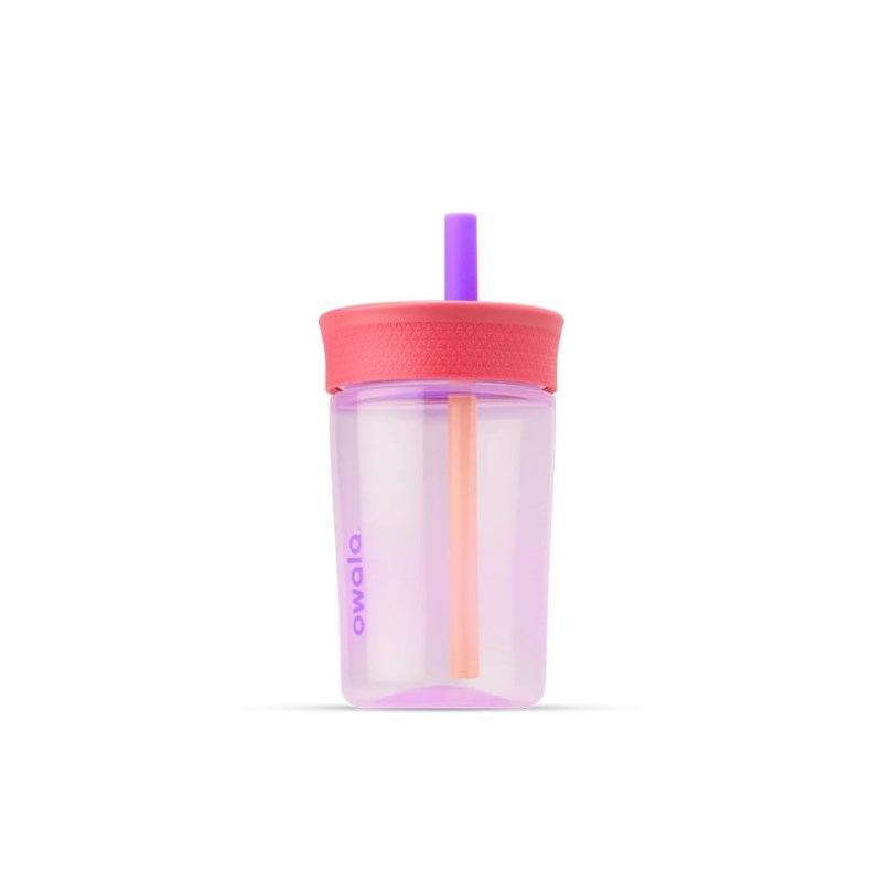 Owala 15oz Kids Tumbler Plastic Waterfles Roze Paars | RIR8350KM