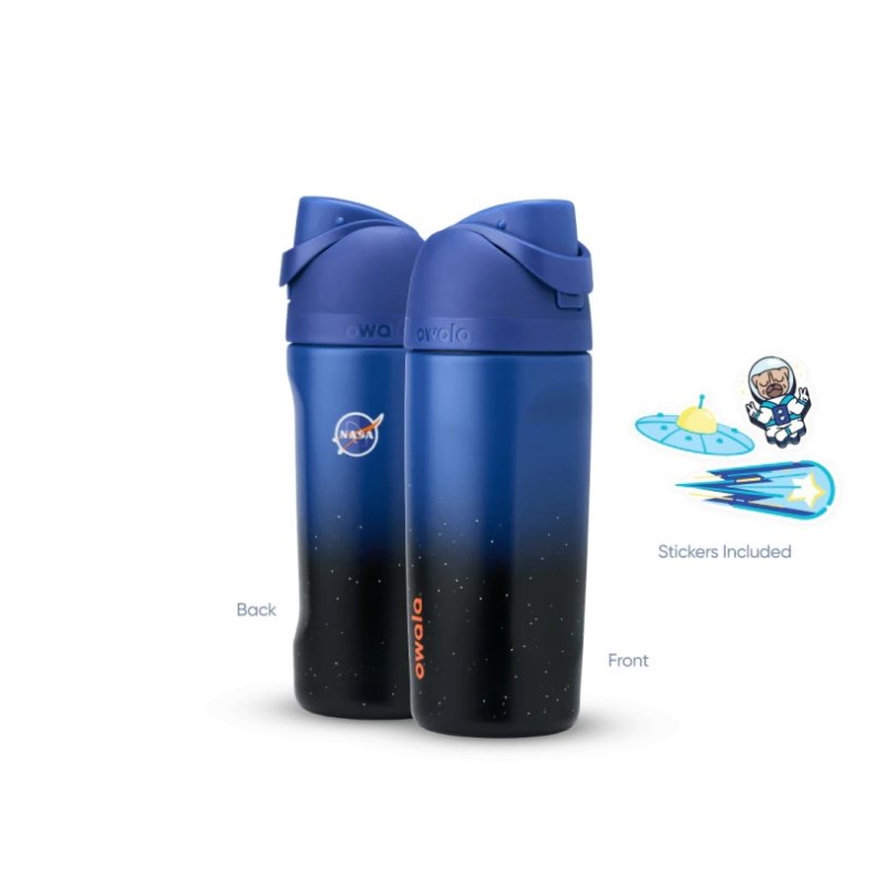 Owala 16oz Cosmic Collection Stainless Steel Waterfles Blauw Zwart | SWX4151MY