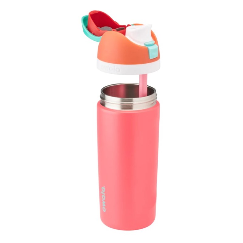 Owala 16oz Kids FreeSip® Stainless Steel Waterfles Roze | YXA2094DN