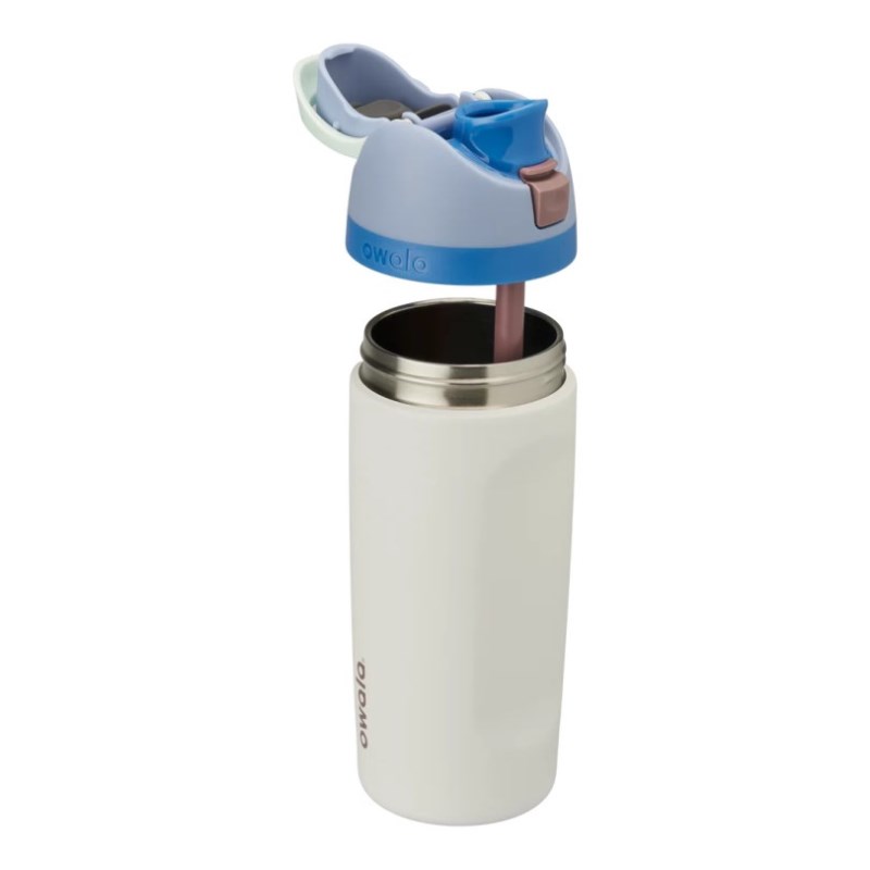 Owala 16oz Kids FreeSip® Stainless Steel Waterfles Wit | EDB2722DQ