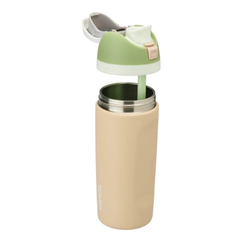 Owala 16oz Kids FreeSip® Stainless Steel Waterfles Beige | IFV8870GX