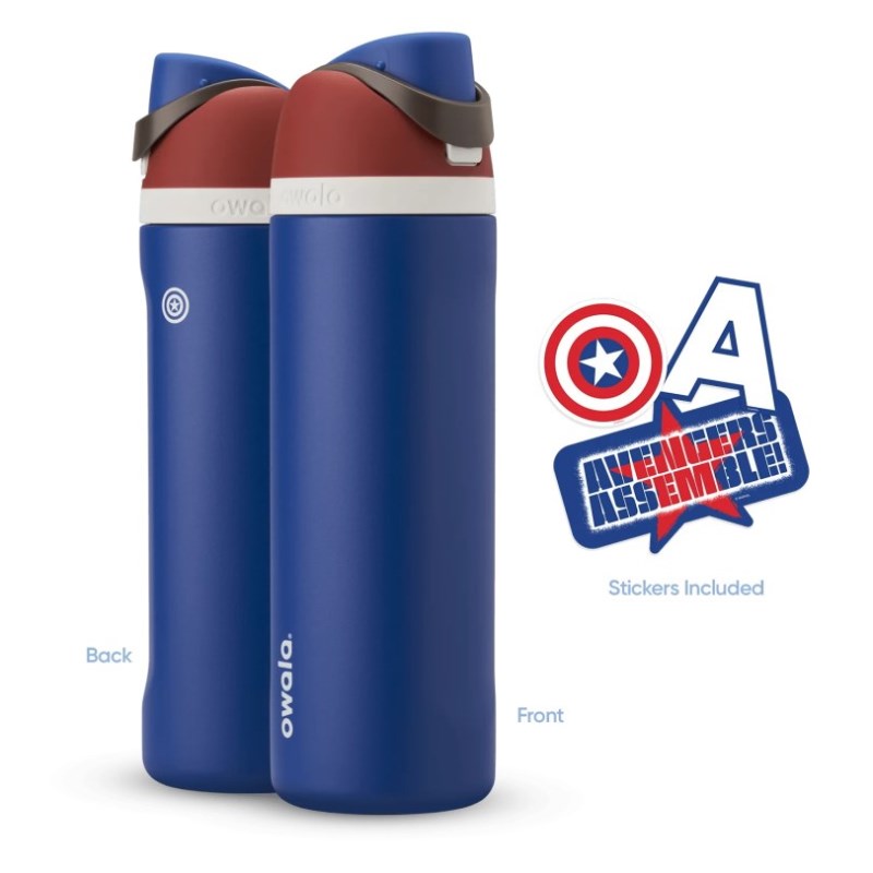 Owala 24oz Marvel Stainless Steel Waterfles Donkerblauw | KHX3962BG