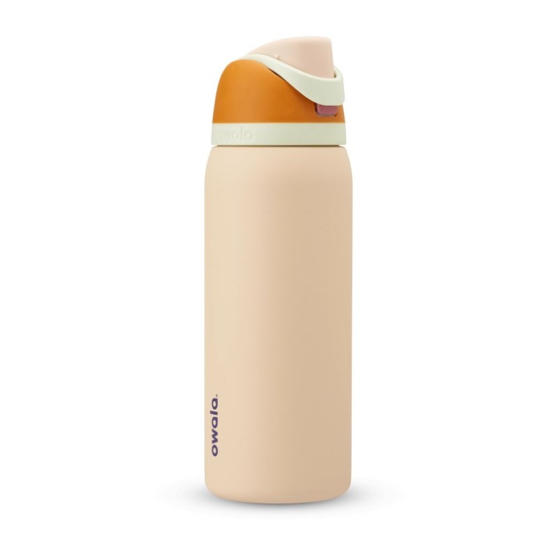 Owala 32oz FreeSip® Stainless Steel Waterfles Beige | ZSW585XL